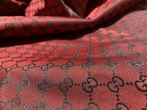 gucci print fabric red|Gucci print fabric for sale.